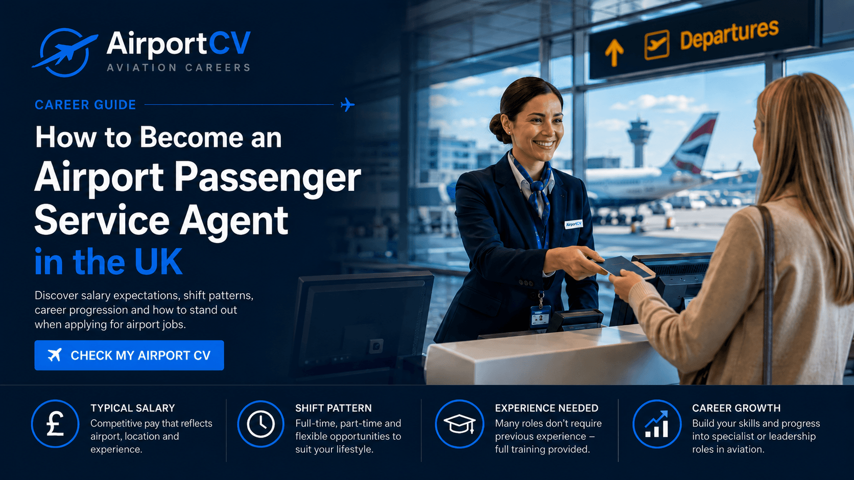 Airport passenger service agent career guide